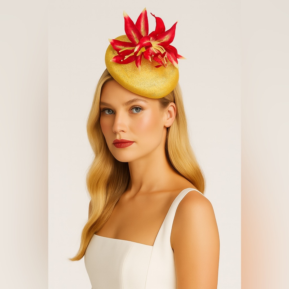 Kentucky Derby Hat Fascinator Hat KY Oaks Lily Royal Ascot Sinamay Fascinator
